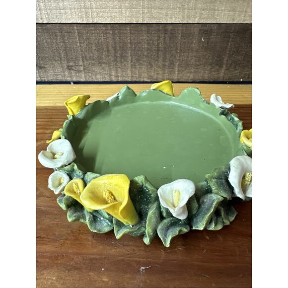 Calla Lillies 3 Wick Candle Holder - Picture 6 of 8